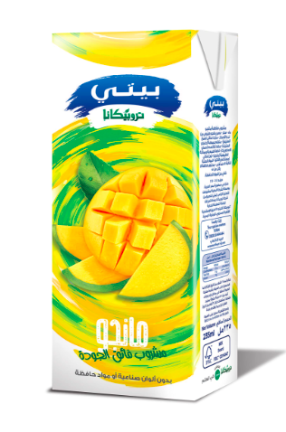 عصير بيتى علبة